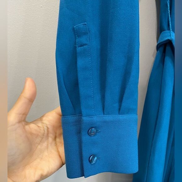 Laundry By Shelli Segal Belted long Sleeves Dress - Picture 5 of 10